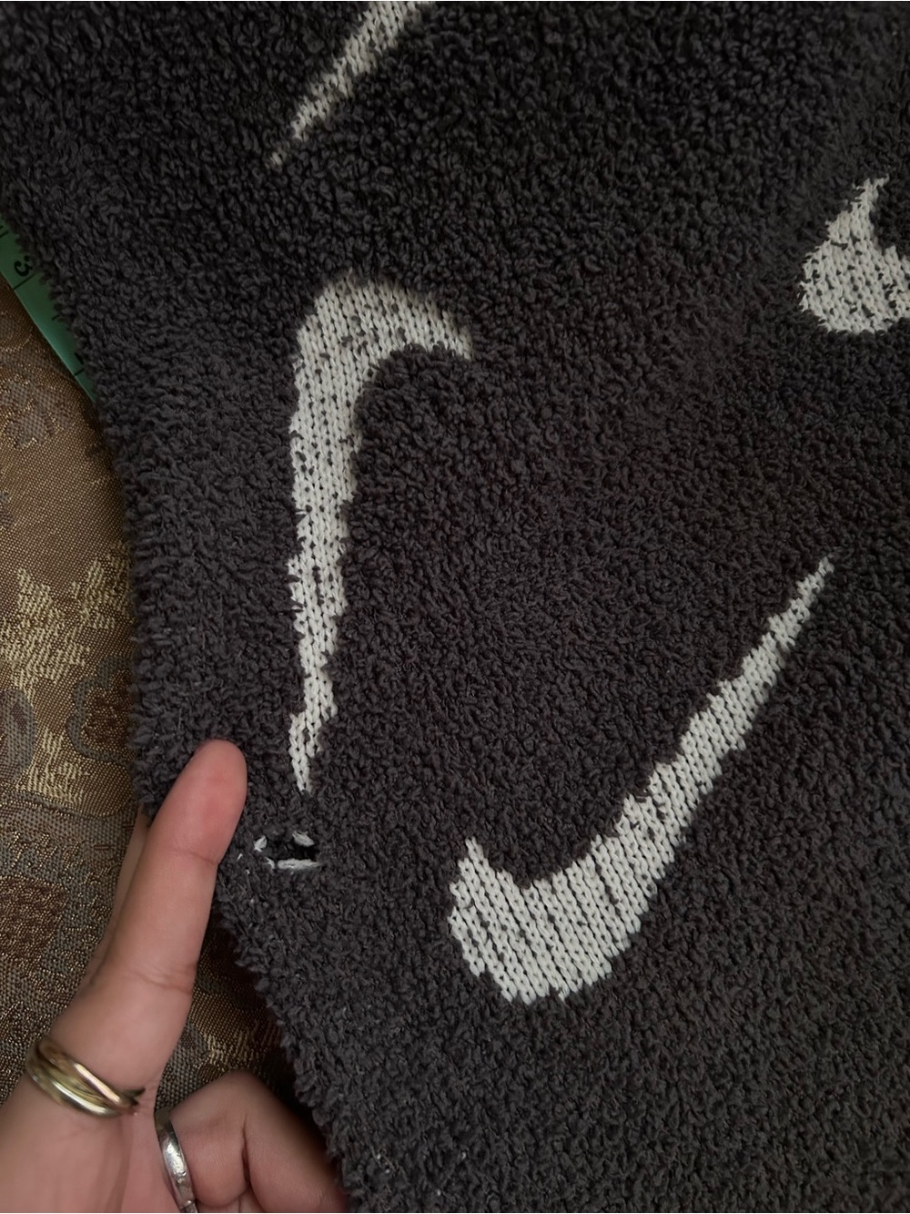 Nike Sportswear Phoenix Cozy Boucle Wideleg Pants With Swoosh Accents - Picture 9 of 9